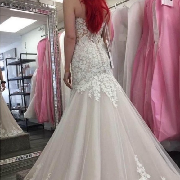 NEW WEDDING DRESS Morilee Gown No Alterations New With Tags Never Worn - Picture 6 of 13